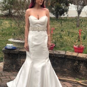 Tara Keely Ivory Wedding Dress